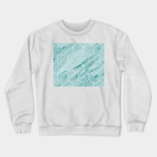 Audace Turchese - hexagons Crewneck Sweatshirt